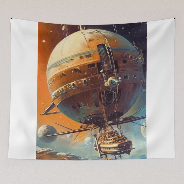Item preview, 001 Nostalgic Space Journey designed and sold by nikoart001.