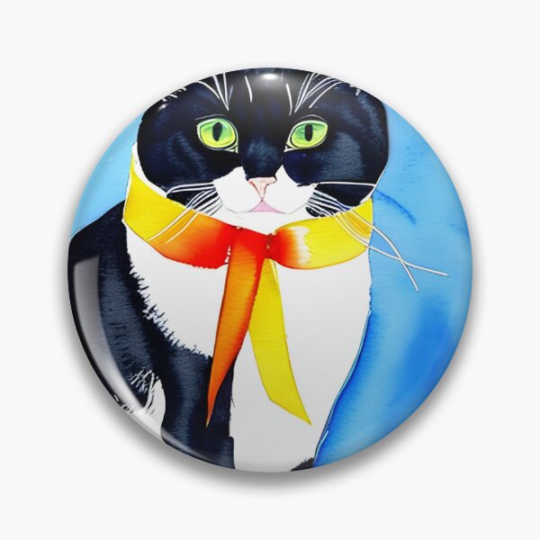 Item preview, Cat wearing a yellow ribbon in support of endometriosis, adoptive parents, suicide prevention and more designed and sold by Lady-Frost.