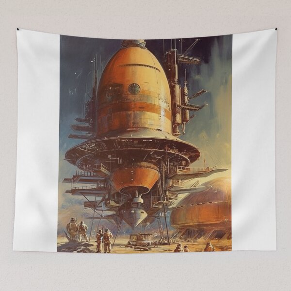 Item preview, 002 Nostalgic Space Journey designed and sold by nikoart001.