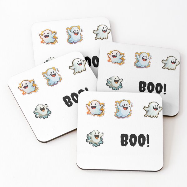 Item preview, Halloween Ghosts | BOO! | Scary Art designed and sold by StickeryPickery.