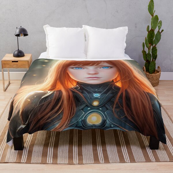Item preview, Ani-Manga Red Haired Girl designed and sold by Ani-MangaArt.