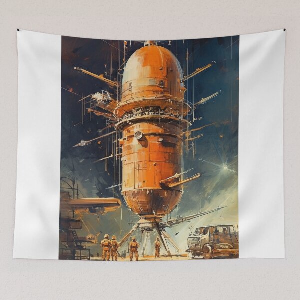Item preview, 004 Nostalgic Space Journey designed and sold by nikoart001.