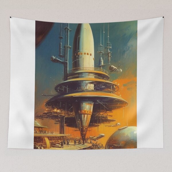 Item preview, 008 Nostalgic Space Journey designed and sold by nikoart001.