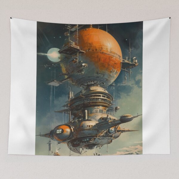 Item preview, 010 Nostalgic Space Journey designed and sold by nikoart001.
