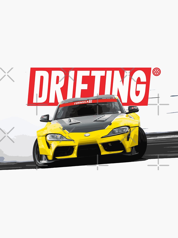 Paire De Stickers Tom's Nurburgring – Décalcomanie JDM Pour Toyota (FRS, Celica, Supra) – Blanc Brillant