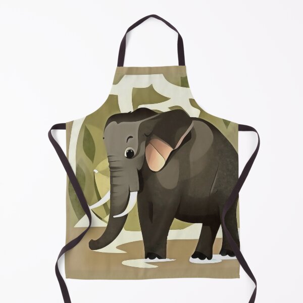 Item preview, Cute Baby Elephant Child Art designed and sold by taiche.