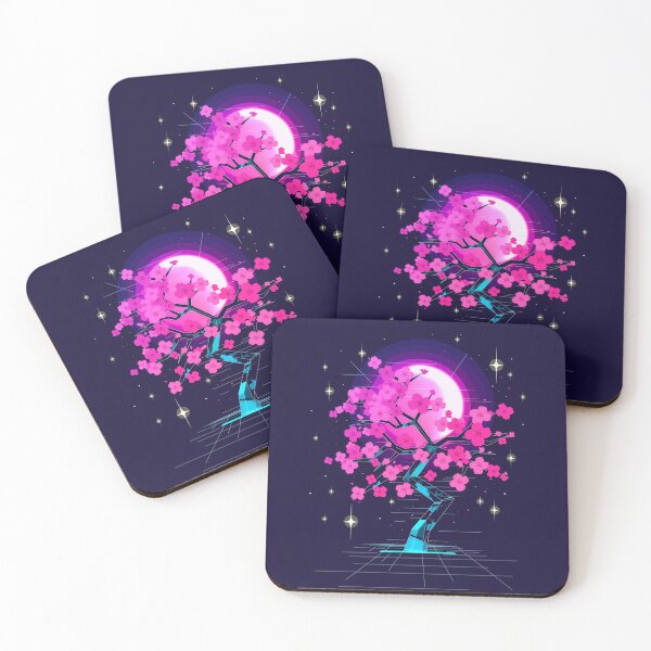 Item preview, Synthwave-Inspired Cherry Blossom designed and sold by Albert Diggs.