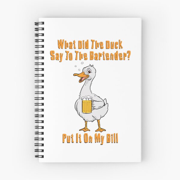 Item preview, Ducks Walks Into A Bar designed and sold by toolongdidntdraw.