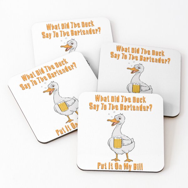 Item preview, Ducks Walks Into A Bar designed and sold by toolongdidntdraw.