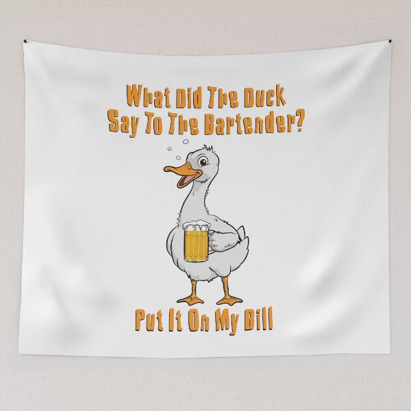 Item preview, Ducks Walks Into A Bar designed and sold by toolongdidntdraw.
