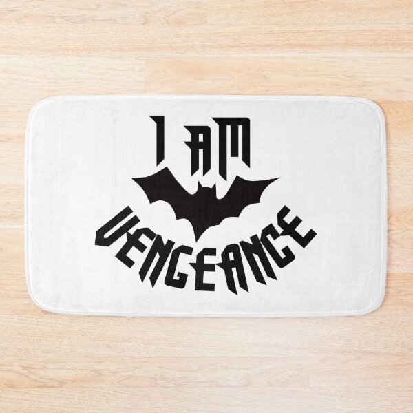 Item preview, I am vengeance! black - white version - white background designed and sold by MaesterAemon.