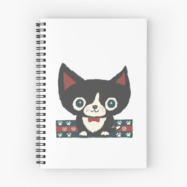 Item preview, Black kitten and tie designed and sold by Toru Sanogawa.