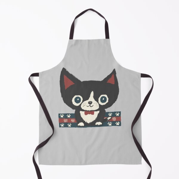Item preview, Black kitten and tie designed and sold by Toru Sanogawa.