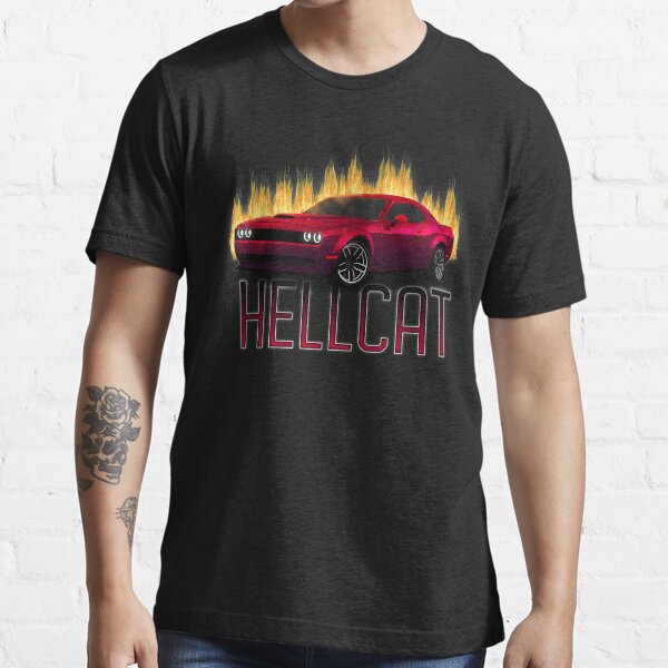 Illustration of Dodge Challenger SRT Hellcat Essential T-Shirt