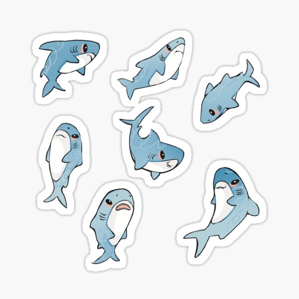 Small shark cute Sticker – LINE stickers