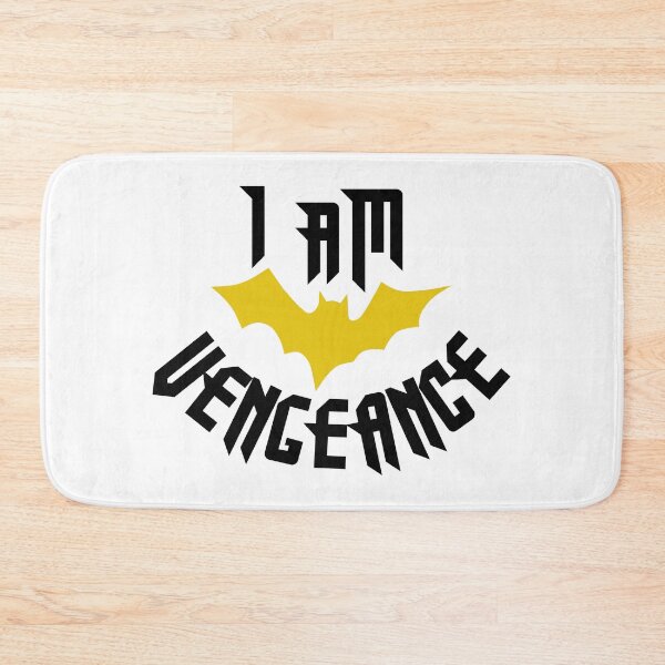 Item preview, I am vengeance! yellow - black - white - white background version designed and sold by MaesterAemon.