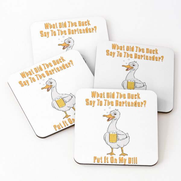 Item preview, Ducks Walks Into A Bar (Textured Version) designed and sold by toolongdidntdraw.