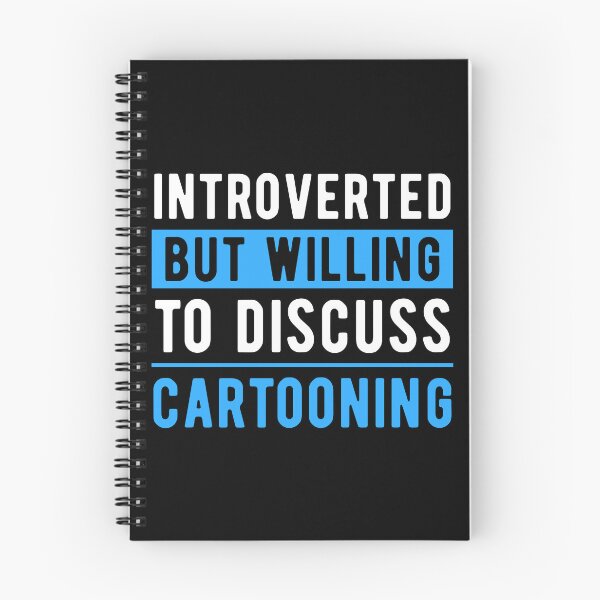 Item preview, Cartoonist Cartooning Fun Quote designed and sold by NestaReign.