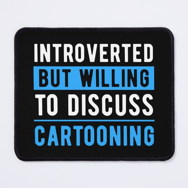 Item preview, Cartoonist Cartooning Fun Quote designed and sold by NestaReign.