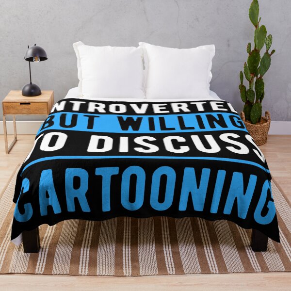 Item preview, Cartoonist Cartooning Fun Quote designed and sold by NestaReign.