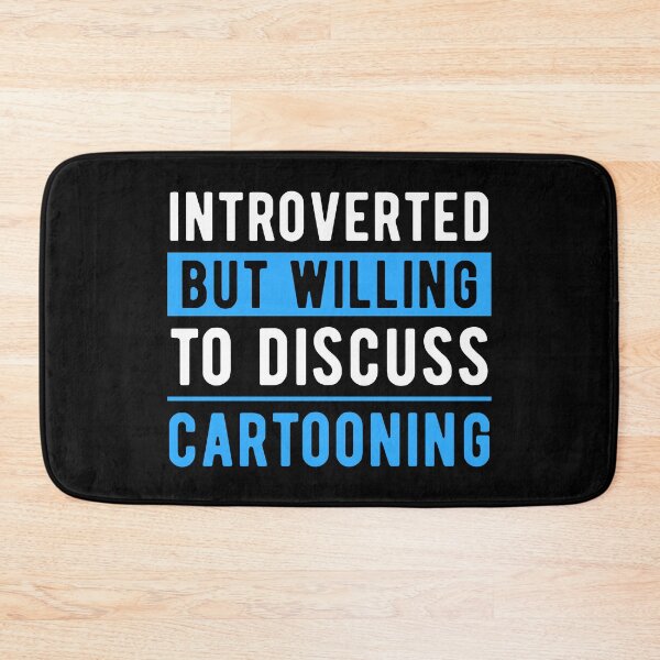 Item preview, Cartoonist Cartooning Fun Quote designed and sold by NestaReign.