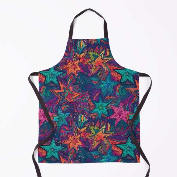 Item preview, Artistic star pattern design ( White background )  designed and sold by SMALL BEAR ART.