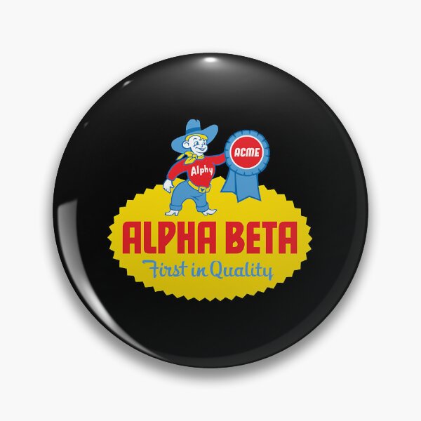 Item preview, Alpha Beta Supermarket Defunct Supermarket Chain designed and sold by azoandray.