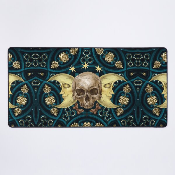 Item preview, Mandala with skull and moon designed and sold by viollamarshall.