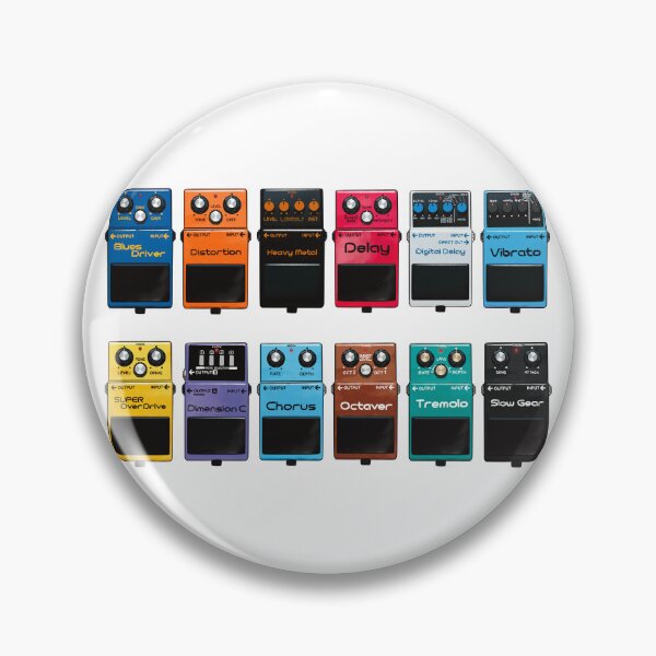 Item preview, BOSS Pedals DS-1, SD-1, BD-2, HM-2, DM-2, DD-3, Dimension C, Slow Gear designed and sold by SketchyPedals.