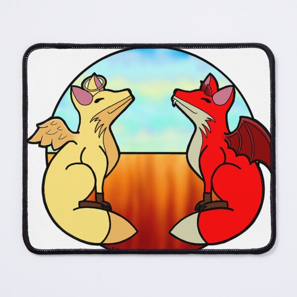 Item preview, Divine & Diabolic Foxes designed and sold by A-Rickety-Ninja.
