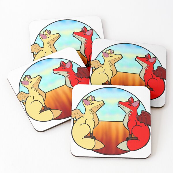 Item preview, Divine & Diabolic Foxes designed and sold by A-Rickety-Ninja.