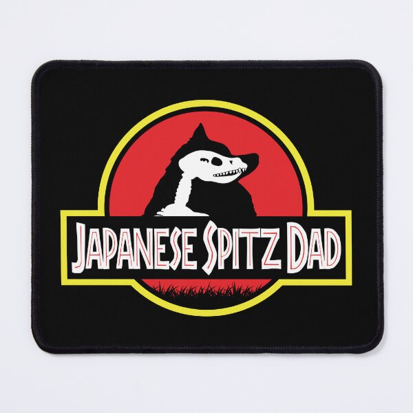 Item preview, (For Dark Background) Jurassic Japanese Spitz Dad designed and sold by More Cute Dogs.