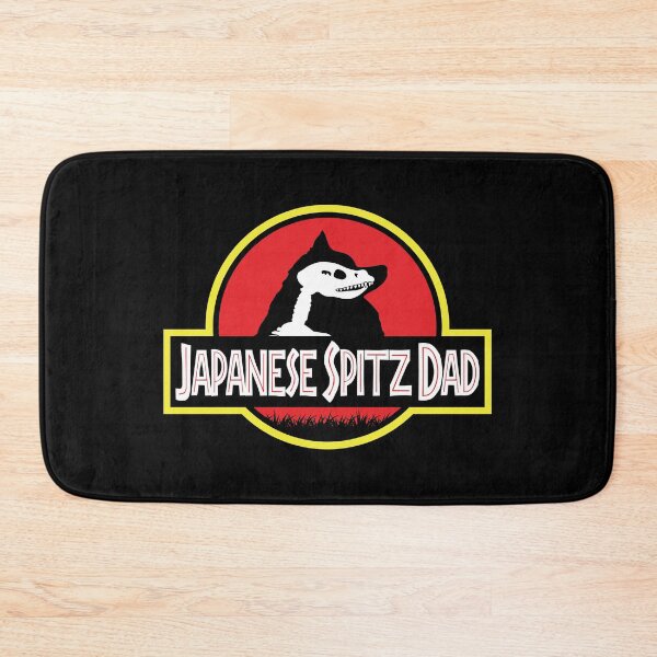 Item preview, (For Dark Background) Jurassic Japanese Spitz Dad designed and sold by More Cute Dogs.