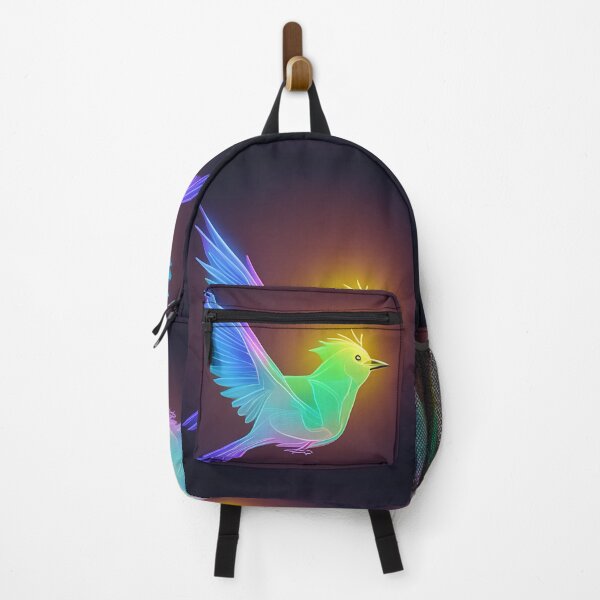 Item preview, Glowing Glass Neon Bird - Digital Art designed and sold by SnoopyTF.