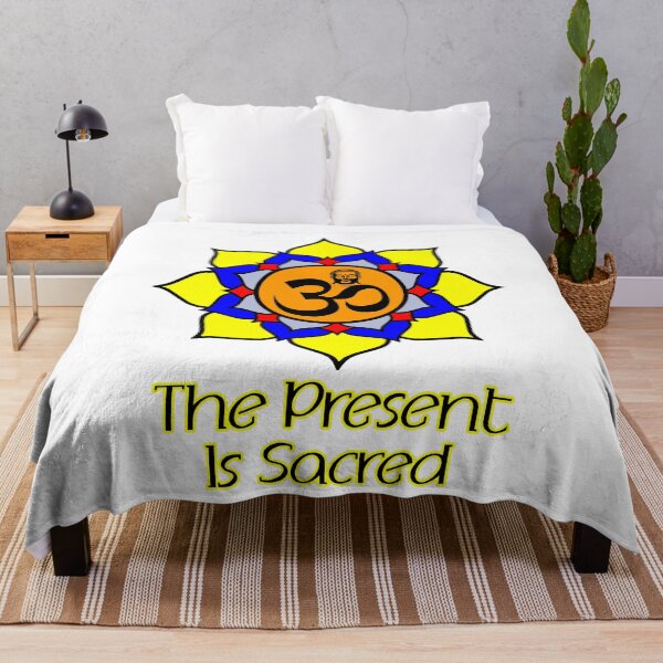 Item preview, 'The Present is Sacred' Buddhist Designs - Karma Collection designed and sold by Ridiculam Toga.