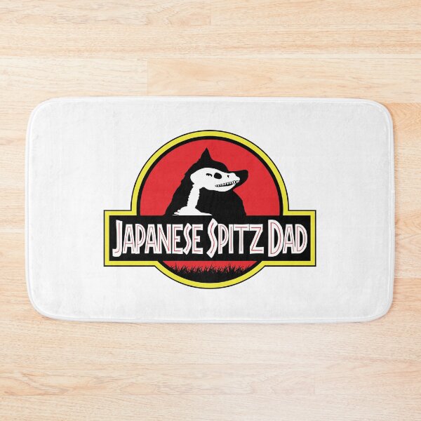 Item preview, (For Bright Background) Jurassic Japanese Spitz Dad designed and sold by More Cute Dogs.