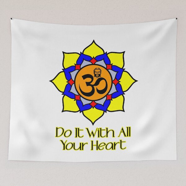 Item preview, 'Do It With All Your Heart' Buddhist Designs - Karma Collection designed and sold by Ridiculam Toga.