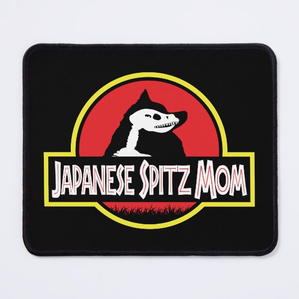 Item preview, (For Dark Background) Jurassic Japanese Spitz Mom designed and sold by More Cute Dogs.