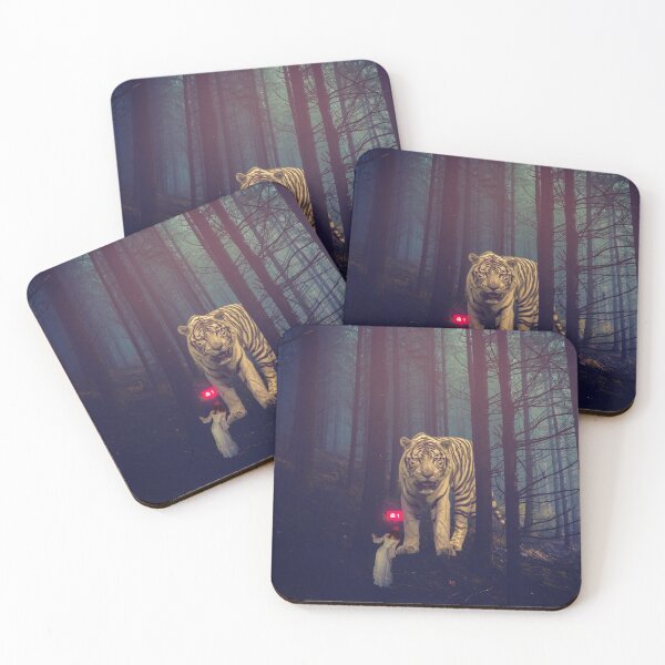 Item preview, Women Afraid from tiger in Forest Photo Manipulation designed and sold by Mustafa Mitwally.