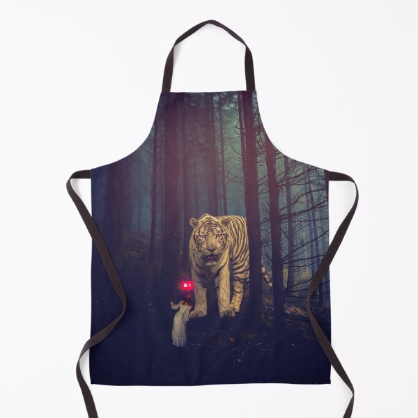 Item preview, Women Afraid from tiger in Forest Photo Manipulation designed and sold by Mustafa Mitwally.