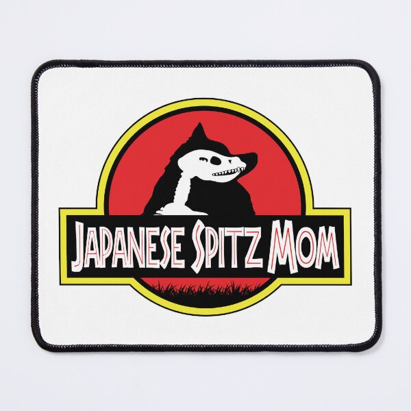 Item preview, (For Bright Background) Jurassic Japanese Spitz Mom designed and sold by More Cute Dogs.