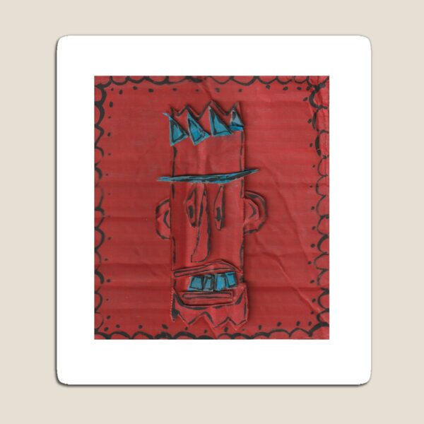 Item preview, Red face designed and sold by sixthingsfreda.