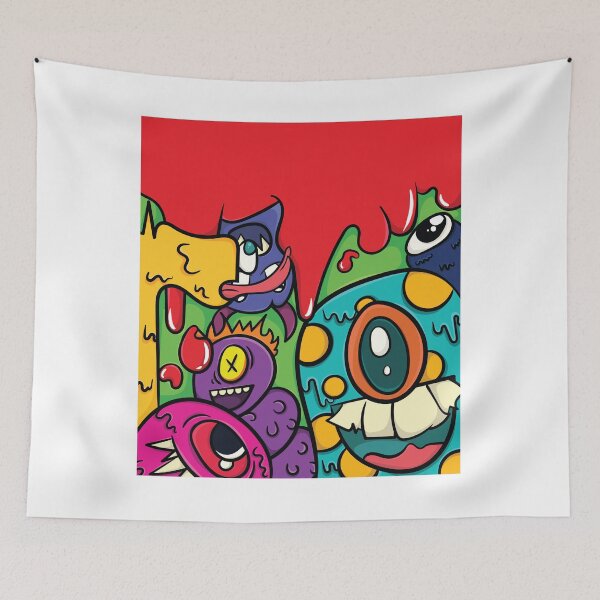 Item preview, Monster doodle (QuirkyDesign) designed and sold by Cosmodoody.