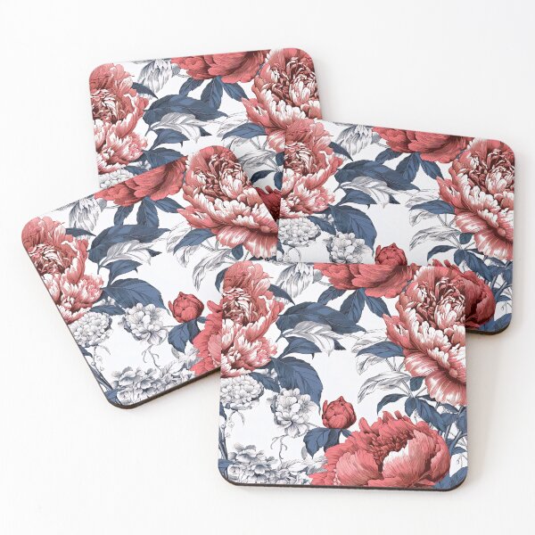 Item preview, Peonies 07 illustration designed and sold by mutasimmh.