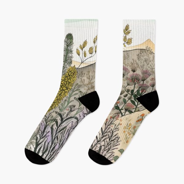 Item preview, Wildflower Hillscape designed and sold by Sharon Margolin.