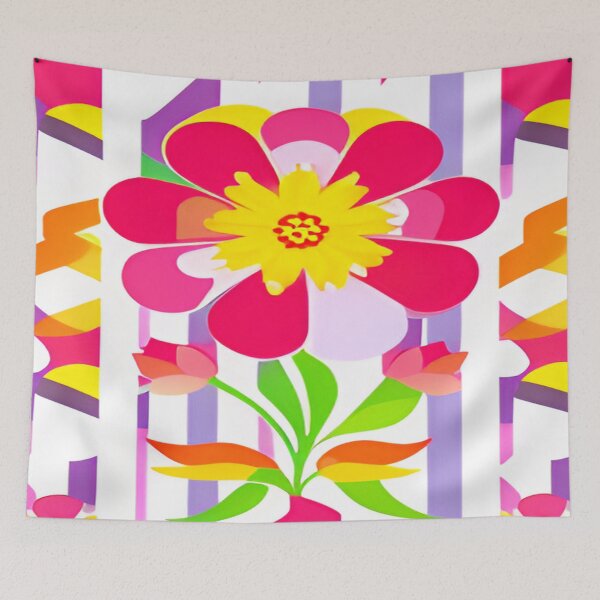 Item preview, Retro Style Flower market designed and sold by Tamas Das.