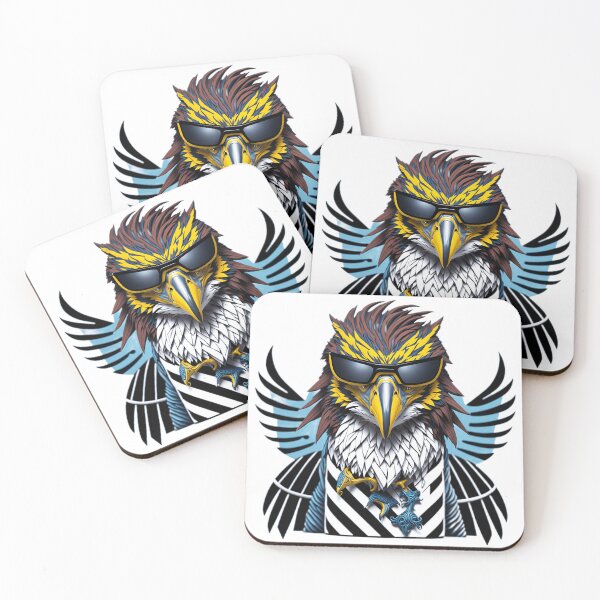 Item preview, Gangster Hawk Wearing Goggles designed and sold by artist-mac.