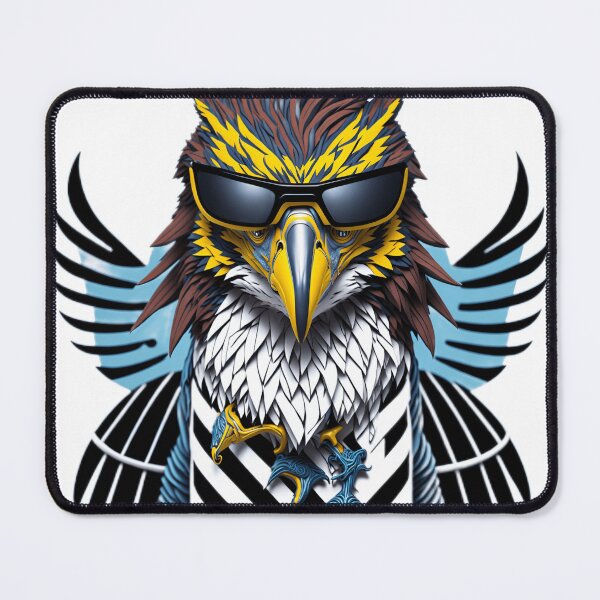 Item preview, Gangster Hawk Wearing Goggles designed and sold by artist-mac.