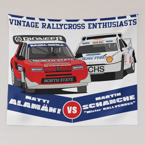 Item preview, Matti Alamäki vs Martin Schanche: rallycross duel designed and sold by purpletwinturbo.