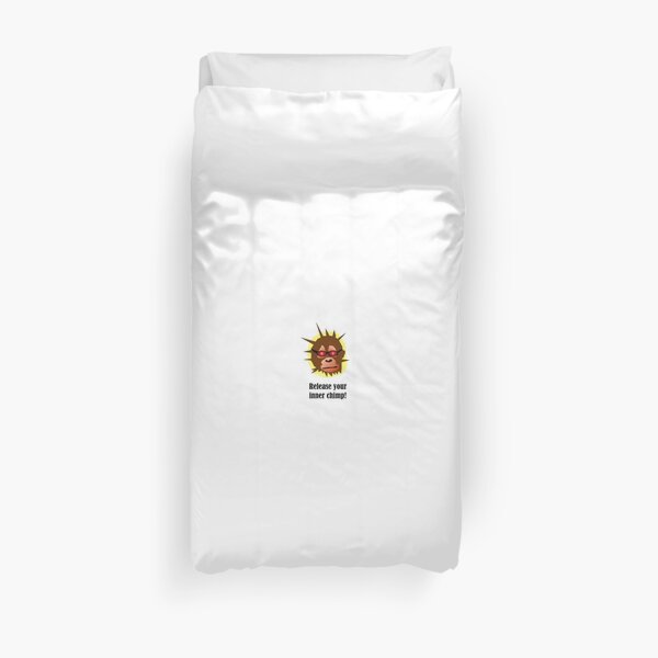 Release your inner chimp! Duvet Cover